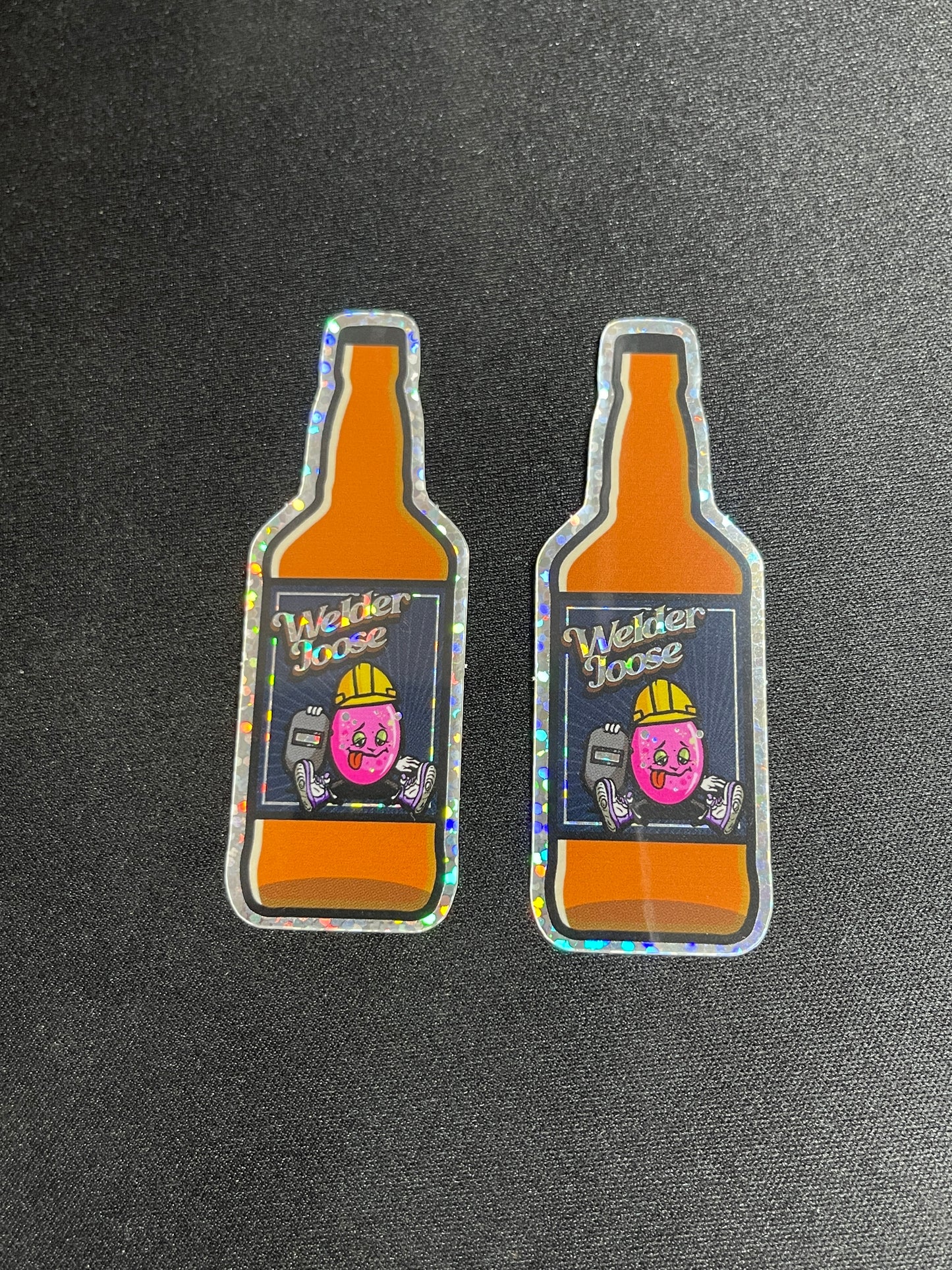 2 welder joose welding sticker