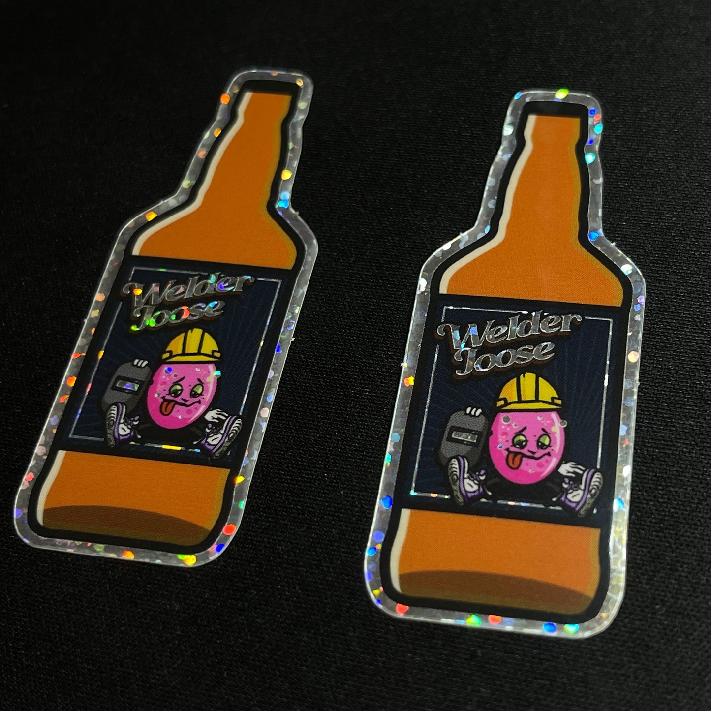 2 welder joose welding sticker