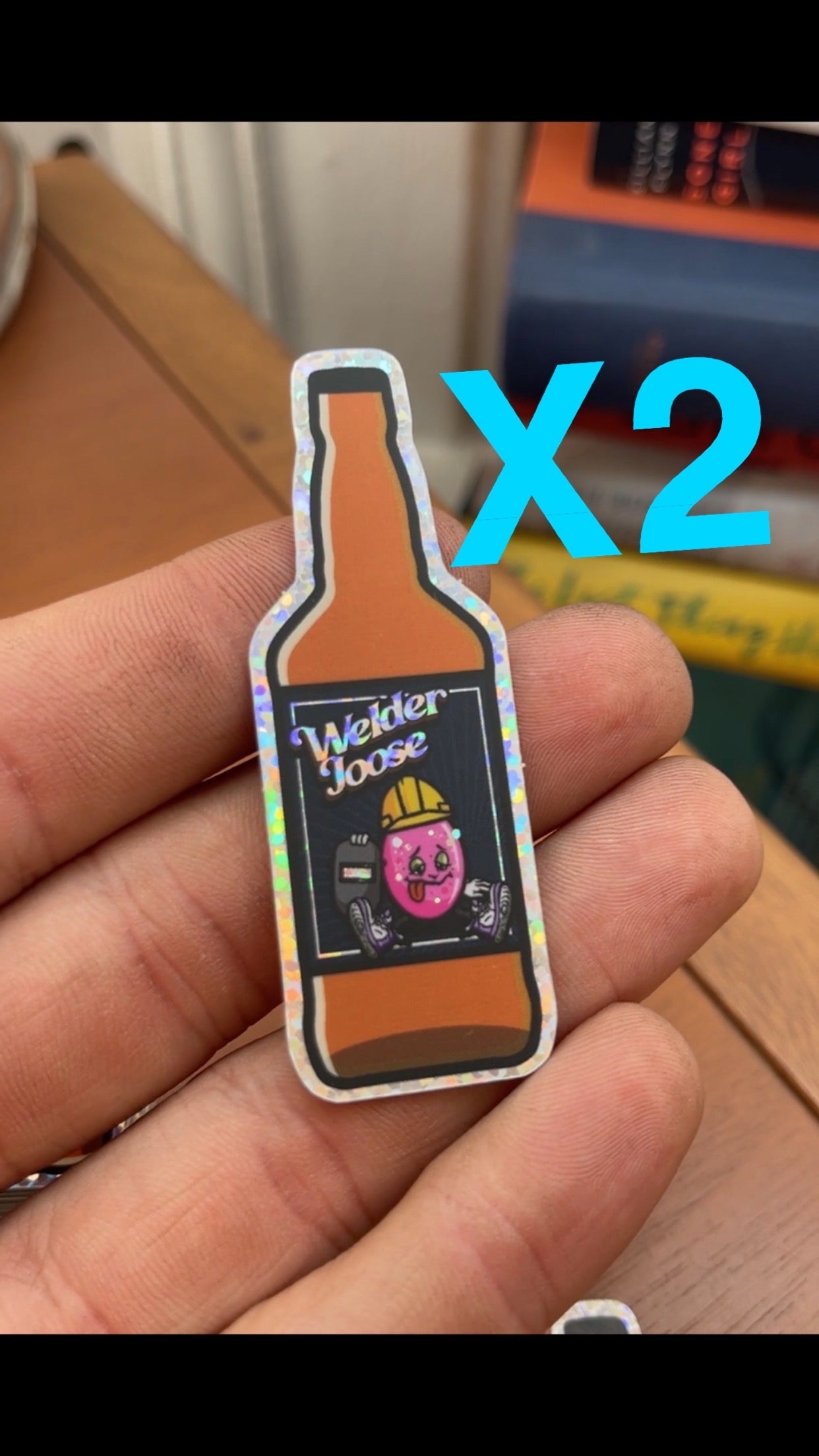 2 welder joose welding sticker