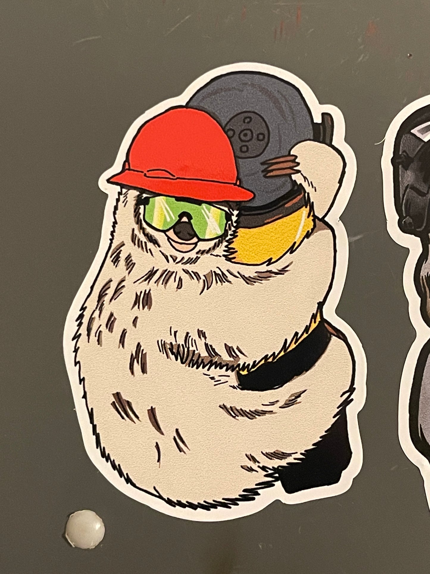 The helper sloth sticker