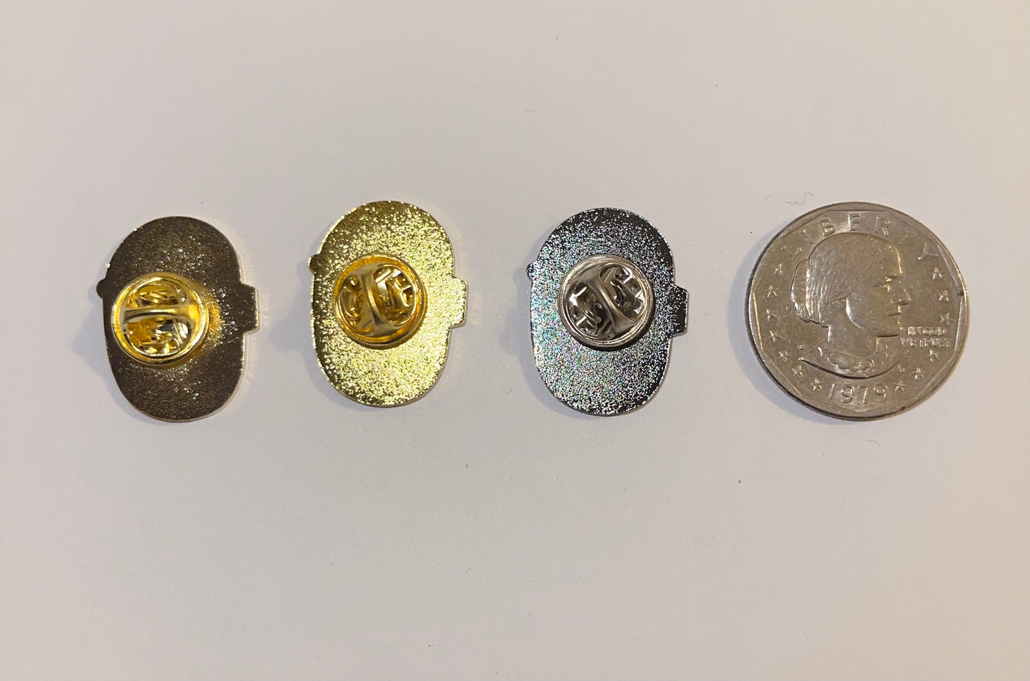 Black and Gold Welding Hood Pin